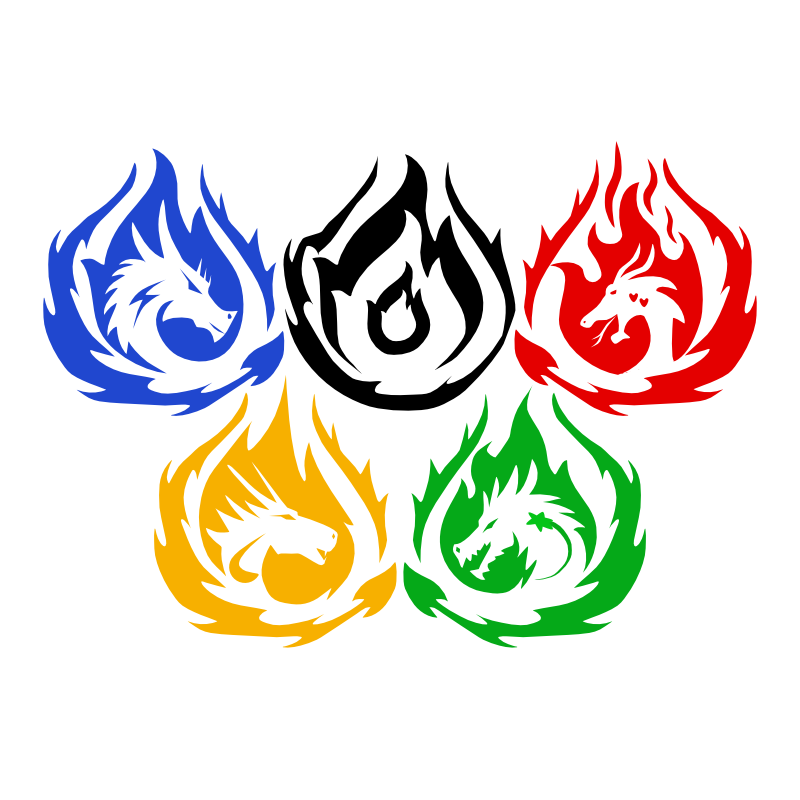 Family Crest of The Fire Drake Flamb&eacute; Team
